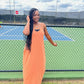 SPRING TINGZ DRESS (LIGHT ORANGE)